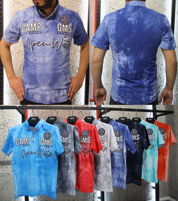 Koszulka męska Roz L-3XL, Paczka 12 szt Mix kolor